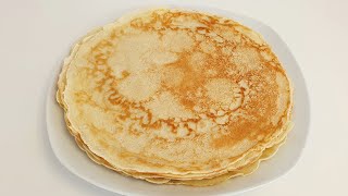 Pfannkuchen Grundrezept ganz einfach  super lecker ob süß oder herzhaft [upl. by Ecurb]