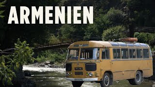 Überraschungsbaustellen Ladas und russische Oldtimer Busse Armenien mit dem Camper [upl. by Arihaj684]