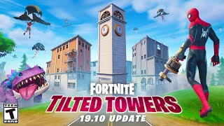 20 SECRETS In Fortnites TILTED TOWERS Update [upl. by Ettelocin]