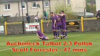 Auchinleck Talbot v Pollok  4th May 2024 [upl. by Noseyt]