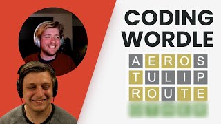 Coding Interview Training  Building Wordle in React [upl. by Rattray]