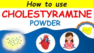 Cholestyramine Questran Powder  Uses Mechanism and Side effects [upl. by Killy]