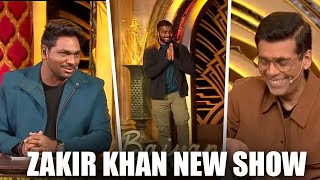 Zakir khan New Show me Guest  Karan Johar  Sony Live [upl. by Verdi]