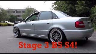 fineTUNED Stage 3 B5 S4 on BBS wheels [upl. by Hadihsar]