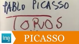 Les 3 carnets de Picasso sur la tauromachie  Archive vidéo INA [upl. by Fabien]