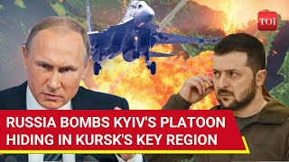 Russia Obliterates Entire Ukrainian Platoon in Kursk Frustrated Kyiv Targets Moscows Arms Depot [upl. by Ahsieit]