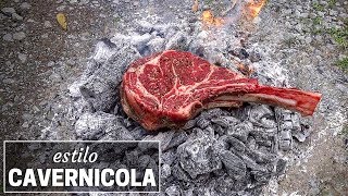 Carne Asada estilo Cavernícola  La Capital [upl. by Nipahc529]