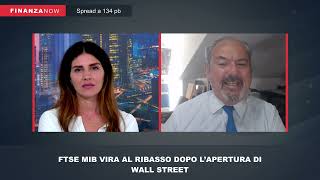 FTSE MIB VIRA AL RIBASSO DOPO LAPERTURA DI WALL STREET  BRAMBILLA INTV ALDROVANDI  29724 [upl. by Arahas70]