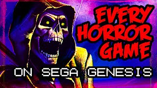 Every Sega Genesis Horror Game  A Mega Tour in 16bit Terror [upl. by Barthel]