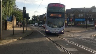 First Sheffield 37250 turns down Leppings Lane with the 1618 Route 98 service to Totley Brook [upl. by Wil]