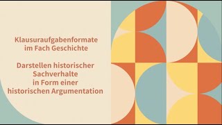 Historische Argumentation  Lernvideo zum Klausurformat in Geschichte [upl. by Lamprey]