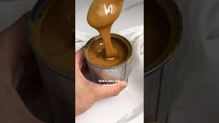 1Ingredient Caramel  Condensed Milk Caramel Hack shorts [upl. by Nalliuq]