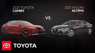 2021 Toyota Camry vs Nissan Altima  Toyota [upl. by Caia]