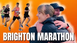 Brighton Marathon 2023 Race Vlog Sub 330 Attempt [upl. by Yuk]