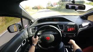 2014 Honda Civic Si  POV Test Drive [upl. by Eahsat]