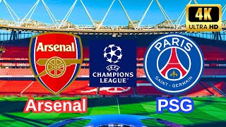 Arsenal  PSG  UEFA Şampiyonlar Ligi 2 hafta [upl. by Lanevuj]