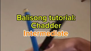 How to do the Chadder  Intermediate Balisong Tutorial [upl. by Hewie]