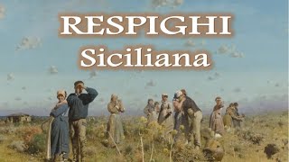 Ottorino Respighi Siciliana da quotAntiche Arie e danze per liuto III suite per archi [upl. by Nonah]