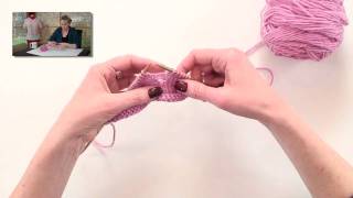 Knitting Help  Correcting a Dropped Stitch [upl. by Kaycee566]