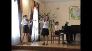 Dancla Concert Symphony for two violins Данкля Концертная симфония №3 для двух скрипок [upl. by Ulrike]