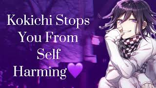 ASMR Kokichi Stops You From Self Harming [upl. by Duax]