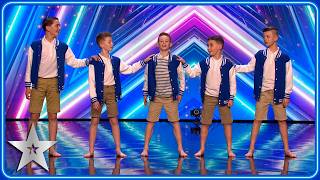 Five Star Boys bring the TEARS with POWERFUL routine  Unforgettable Audition  Britains Got Talent [upl. by Brawley]