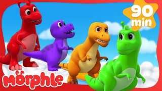 Color TRex Dinosaurs and Eggs🦖🦕  Cartoons for Kids  Mila and Morphle [upl. by Gellman963]