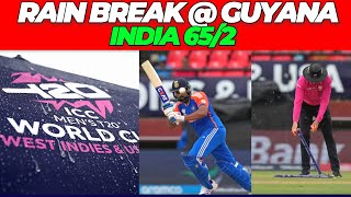 Rain stops play  India 652  India vs England Semi Final [upl. by Eenaffit449]