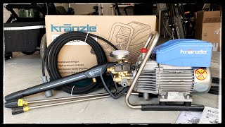 UNBOXING NEW PRESSURE WASHER  KRANZLE 10122 TS QC [upl. by Geraint110]