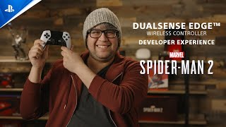 DualSense Edge Developer Experience  Marvels SpiderMan 2  PS5 [upl. by Ityak]