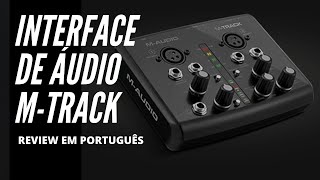 Interface de áudio MTrack  Review em português [upl. by Danais602]