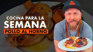 ¿Qué cocinar para la semana Receta de Pollo al Horno jugoso  Slucook [upl. by Atorod]