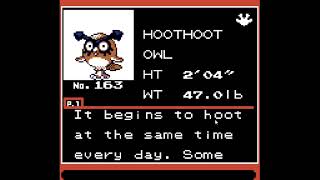 How to get Hoothoot in Pokemon Crystal [upl. by Arretal865]