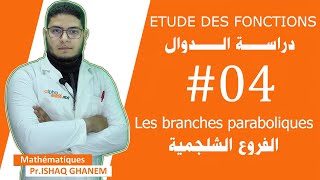 Étude des fonctions  04 les branches paraboliques الفروع الشلجمية [upl. by Chamberlain195]