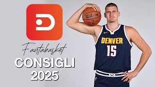 DUNKEST 2025 I MIEI CONSIGLI PER IL FANTABASKET [upl. by Nilyahs]