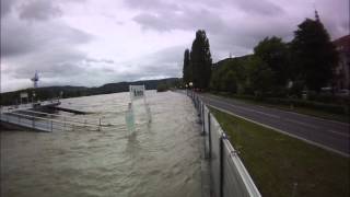 Kremser Donauhochwasser im Zeitraffer [upl. by Irrol]