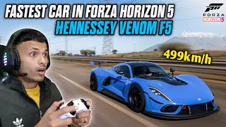 Hennessey Venom F5 Top Speed Test  Forza Horizon 5 [upl. by Hctim]