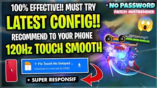 New Fix Touch Delay Screen Enhance 120Hz In Mobile Legend  Supported All Device  Patch Mistbender [upl. by Eidahs]