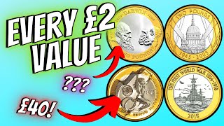 What is EVERY £2 Coin REALLY Worth UK Circulation [upl. by Dloreh]