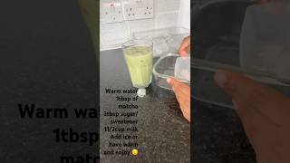 Easy to make delicious matcha 🍵 warm or cold [upl. by Oicnerual]