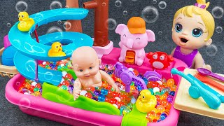 75 Minutes Satisfying with Unboxing Cute Toys Collection Mini Swimming Pool Slide  Review Toys [upl. by Beaulieu]