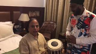 Jonty Tabla Maker With Taalyogi Ustad Pandit Suresh Talwalkar Tabla Maestro 9871307271 [upl. by Dorice828]