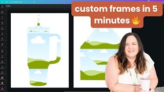 Make Custom Canva Frames to SELL 🤑 [upl. by Aneekas916]