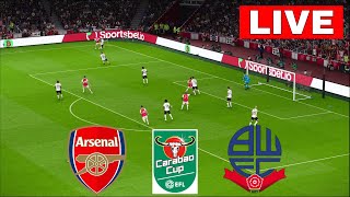 🔴Live  Arsenal vs Bolton Wanderers I EFL Cup Round 3 Full Match Live Streaming eFOOTBALL PES 21 [upl. by Eglantine]