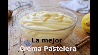 La mejor Crema Pastelera receta fácil rápida y barata 🥣 [upl. by Nigam656]