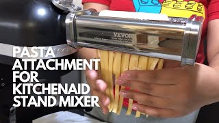 VEVOR Pasta Attachment for KitchenAid Stand Mixer [upl. by Madancy600]