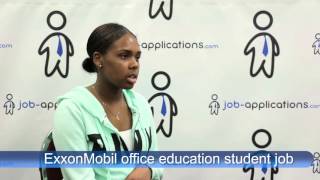 ExxonMobil Interview  office education student [upl. by Annahavas]