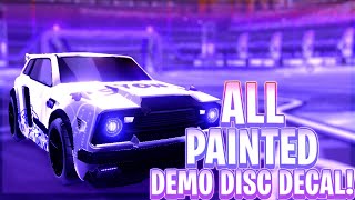 ALL NEW PAINTED DEMO DISC DECAL Rocket League Season 15 Update [upl. by Ettevey]