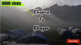 KHOPRA  KHAYER LAKE  CINEMATIC [upl. by Vyky]