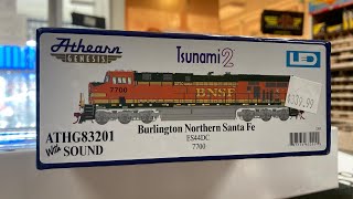 Athearn Genesis ES44DC Review BNSF H2 with Dcc and sound [upl. by Doniv]